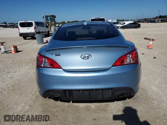 2011 Hyundai Genesis Coupe R-Spec with VIN KMHHT6KD5BU053622, listed as a Copart auction lot 84557754 with 53,703 mi miles and Salvage title. Bid and sale history available at DreamBid. Image 6.