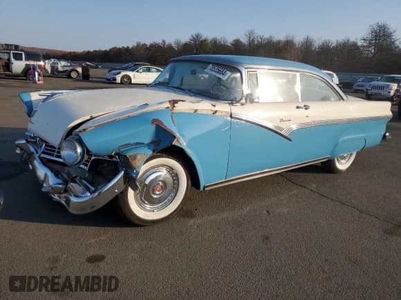 ✅ 1956 Ford Crown Victoria • VIN: M6NV145225 • Лот: 78535684. Опубликован ранее на Copart с пробегом 55 492 миль. Бесплатный доступ к архиву аукционных продаж из США и подробный отчёт об истории автомобиля на DreamBid. Изображение 1.