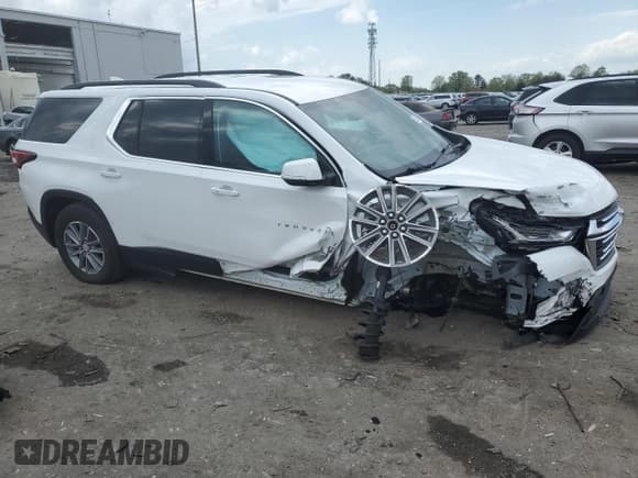 ✅ 2022 Chevrolet Traverse LT Cloth • VIN: 1GNEVMKW9NJ190261 • Лот: 53342155. Опубликован ранее на Copart с пробегом 24 952 миль. Бесплатный доступ к архиву аукционных продаж из США и подробный отчёт об истории автомобиля на DreamBid. Изображение 4.