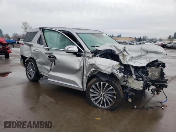 ✅ 2023 Hyundai Palisade Calligraphy • VIN: KM8R7DGE2PU562945 • Лот: 85916504. Опубликован ранее на Copart с пробегом Не указан. Бесплатный доступ к архиву аукционных продаж из США и подробный отчёт об истории автомобиля на DreamBid. Изображение 4.