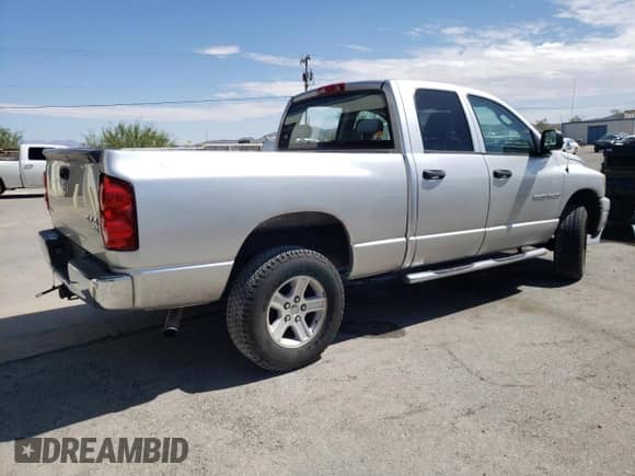 2007 Dodge 1500 ST с VIN 1D7HU18PX7J507402, выставлен на аукционе Copart как лот 66437554 с пробегом 118 546 миль миль и Чистый • Clean title. История ставок и продаж доступна на DreamBid. Изображение 3.