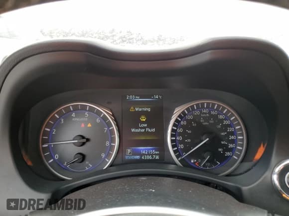 ✅ 2017 Infiniti Q60 Premium • VIN: JN1EV7EL2HM551721 • Lot: 42308115. Listed on Copart with 142,155 mi. Free auction sales archive from the USA and detailed vehicle history report at DreamBid. Image 9.