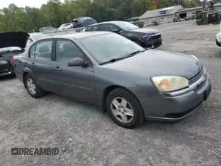 2005 Chevrolet Malibu LS with VIN 1G1ZT54835F326335, listed as a Copart auction lot 71864214 with 4,861 mi miles and Clean title. Bid and sale history available at DreamBid. Image 4.