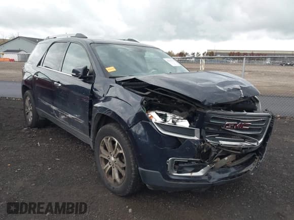 ✅ 2015 GMC Acadia SLT • VIN: 1GKKVSKD9FJ303629 • Lot: 43532131. Listed on IAAI with 145,378 mi. Free auction sales archive from the USA and detailed vehicle history report at DreamBid. Image 1.