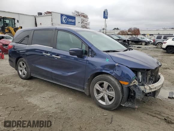 ✅ 2018 Honda Odyssey EX-L • VIN: 5FNRL6H76JB027662 • Lot: 92543915. Listed on Copart with 184,486 mi. Free auction sales archive from the USA and detailed vehicle history report at DreamBid. Image 4.