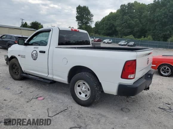 2017 Ram 1500 Express with VIN 3C6JR7AT9HG510812, listed as a Copart auction lot 66829575 with 102,294 mi miles and Salvage title. Bid and sale history available at DreamBid. Image 2.