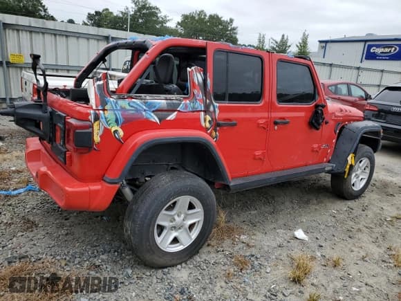 ✅ 2021 Jeep Wrangler Unlimited Rubicon • VIN: 1C4HJXFN7MW649602 • Lot: 71774825. Wystawiony na Copart z przebiegiem 38 850 mil. Bezpłatny archiwum sprzedaży aukcyjnych z USA i szczegółowy raport historii pojazdu na DreamBid. Zdjęcie 3.