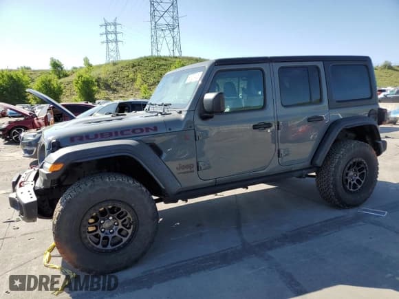 ✅ 2022 Jeep Wrangler Unlimited Rubicon • VIN: 1C4JJXFG9NW117160 • Lot: 60727435. Listed on Copart with 29,307 mi. Free auction sales archive from the USA and detailed vehicle history report at DreamBid. Image 1.