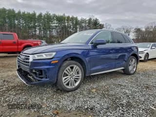✅ 2018 Audi Q5 Premium Plus • VIN: WA1BNAFY8J2009252 • Lot: 92987485. Listed on Copart with 84,041 mi. Free auction sales archive from the USA and detailed vehicle history report at DreamBid. Image 1.