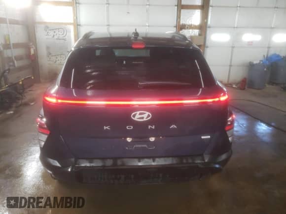 2025 Hyundai Kona SEL with VIN KM8HBCAB1SU194981, listed as a Copart auction lot 89103855 with 8,334 mi miles and Clean title. Bid and sale history available at DreamBid. Image 6.