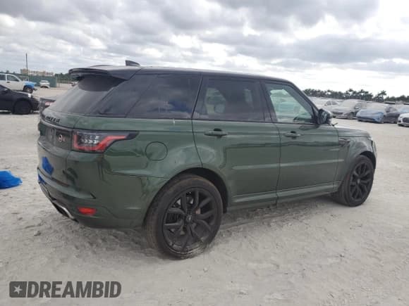 ✅ 2020 Land Rover Range Rover Sport SVR • VIN: SALWZ2RE5LA743951 • Lot: 54134265. Listed on Copart with 124,183 mi. Free auction sales archive from the USA and detailed vehicle history report at DreamBid. Image 3.