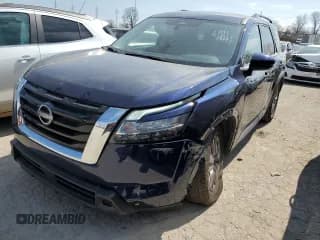 ✅ 2022 Nissan Pathfinder SV • VIN: 5N1DR3BC8NC253309 • Lot: 46747163. Listed on Copart with 22,811 mi. Free auction sales archive from the USA and detailed vehicle history report at DreamBid. Image 1.