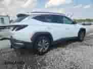 2023 Hyundai Tucson Blue z VIN KM8JBCA17PU085733, wystawiony jako Copart lot #71896115 z przebiegiem 79 430 mil mil oraz Szkoda całkowita • Salvage title. Historia ofert i sprzedaży dostępna na DreamBid. Obrazek 3.