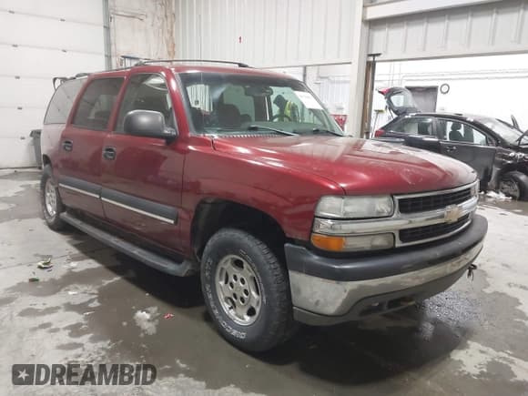 ✅ 2003 Chevrolet Suburban LS • VIN: 1GNFK16Z73J229720 • Lot: 43758831. Listed on IAAI with 184,079 mi. Free auction sales archive from the USA and detailed vehicle history report at DreamBid. Image 1.
