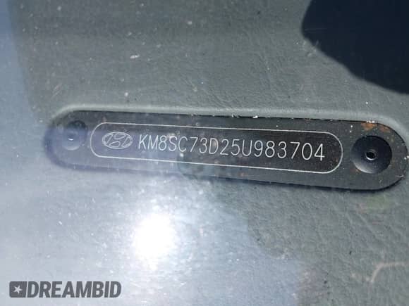 2005 Hyundai Santa Fe GLS z VIN KM8SC73D25U983704, wystawiony jako IAAI lot #41411428 z przebiegiem 116 563 mil mil oraz . Historia ofert i sprzedaży dostępna na DreamBid. Obrazek 9.