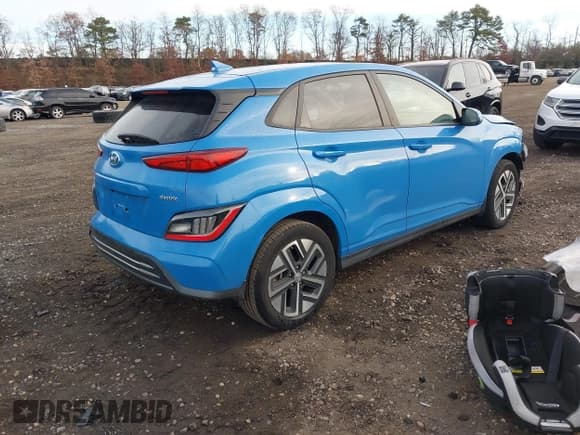 ✅ 2022 Hyundai Kona Limited • VIN: KM8K53AG9NU159229 • Лот: 43716573. Опубликован ранее на IAAI с пробегом 63 425 миль. Бесплатный доступ к архиву аукционных продаж из США и подробный отчёт об истории автомобиля на DreamBid. Изображение 4.