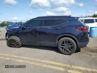 2020 Chevrolet Blazer LT z VIN 3GNKBHRS3LS531610, wystawiony jako Copart lot #68081934 z przebiegiem Nie podano mil oraz Szkoda całkowita • Salvage title. Historia ofert i sprzedaży dostępna na DreamBid. Obrazek 2.