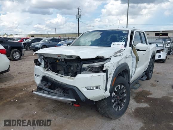 ✅ 2023 Nissan Frontier SV • VIN: 1N6ED1EK4PN629149 • Lot: 43280024. Listed on IAAI with 60,390 mi. Free auction sales archive from the USA and detailed vehicle history report at DreamBid. Image 2.