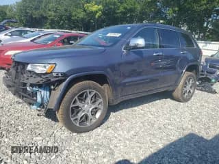 ✅ 2019 Jeep Grand Cherokee Overland • VIN: 1C4RJFCG7KC739724 • Lot: 66186435. Listed on Copart with 61,536 mi. Free auction sales archive from the USA and detailed vehicle history report at DreamBid. Image 1.