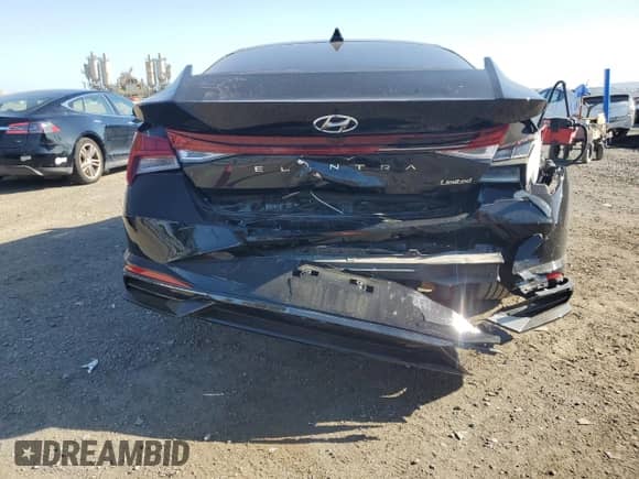 2022 Hyundai Elantra Limited with VIN KMHLP4AG6NU318762, listed as a Copart auction lot 71452835 with 69,089 mi miles and Salvage title. Bid and sale history available at DreamBid. Image 6.