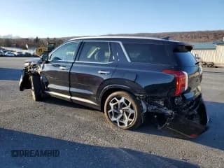 ✅ 2022 Hyundai Palisade Calligraphy • VIN: KM8R7DHE2NU417142 • Лот: 84872684. Опубликован ранее на Copart с пробегом 21 759 миль. Бесплатный доступ к архиву аукционных продаж из США и подробный отчёт об истории автомобиля на DreamBid. Изображение 2.