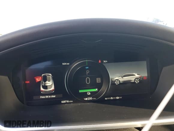 ✅ 2020 Jaguar I-Pace S • VIN: SADHB2S10L1F84873 • Lot: 74739664. Listed on Copart with 28,716 mi. Free auction sales archive from the USA and detailed vehicle history report at DreamBid. Image 9.