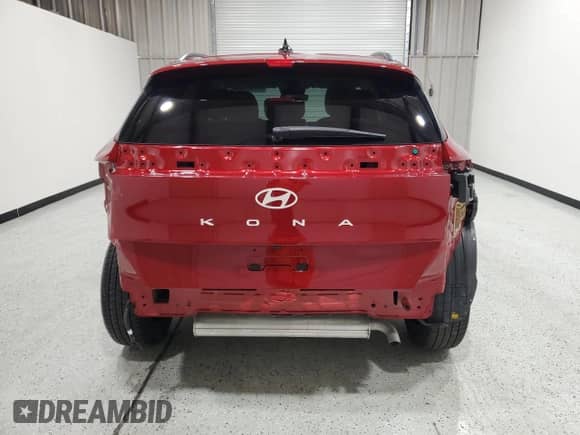 2025 Hyundai Kona SEL with VIN KM8HB3AB9SU215429, listed as a Copart auction lot 90268255 with 21,192 mi miles and Clean title. Bid and sale history available at DreamBid. Image 6.