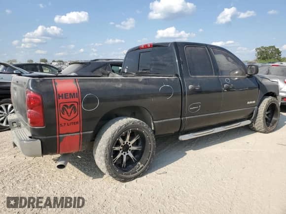 2007 Dodge 1500 SLT with VIN 1D7HA18277S267460, listed as a Copart auction lot 69824424 with 249,567 mi miles and Salvage title. Bid and sale history available at DreamBid. Image 3.