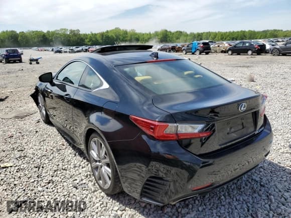 ✅ 2016 Lexus RC 200t F Sport • VIN: JTHHA5BC6G5002934 • Lot: 49939833. Wystawiony na Copart z przebiegiem 72 736 mil. Bezpłatny archiwum sprzedaży aukcyjnych z USA i szczegółowy raport historii pojazdu na DreamBid. Zdjęcie 2.