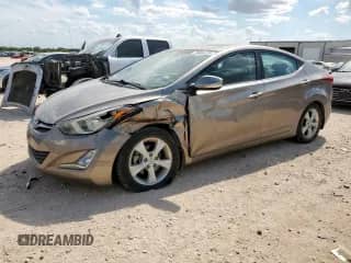 2016 Hyundai Elantra Limited with VIN 5NPDH4AE3GH669386, listed as a Copart auction lot 70653235 with 68,216 mi miles and Salvage title. Bid and sale history available at DreamBid. Image 1.