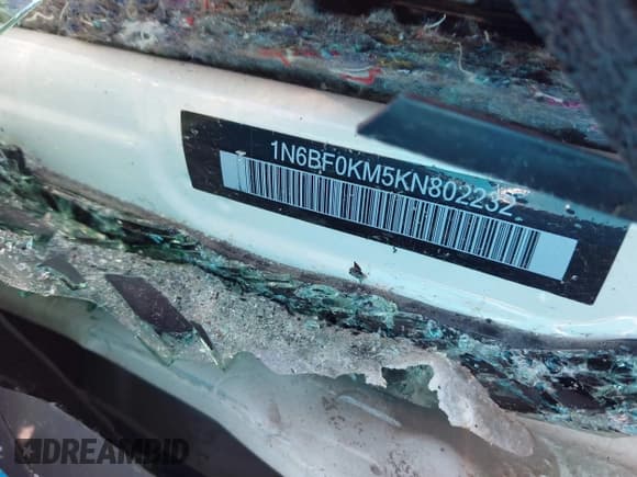 ✅ 2019 Nissan NV Cargo SV • VIN: 1N6BF0KM5KN802232 • Lot: 43229389. Listed on IAAI with Not provided. Free auction sales archive from the USA and detailed vehicle history report at DreamBid. Image 9.