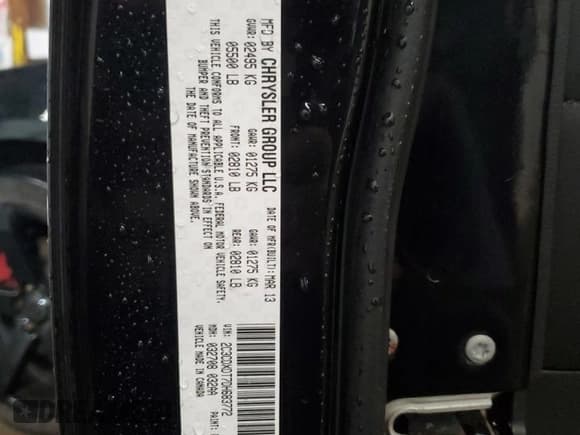 ✅ 2013 Dodge Charger RT Plus • VIN: 2C3CDXDT7DH683772 • Lot: 49431355. Listed on Copart with 46,686 mi. Free auction sales archive from the USA and detailed vehicle history report at DreamBid. Image 13.