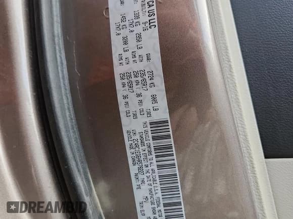 ✅ 2017 Chrysler Pacifica Touring L Plus • VIN: 2C4RC1EG6HR578227 • Lot: 91067755. Listed on Copart with 147,205 mi. Free auction sales archive from the USA and detailed vehicle history report at DreamBid. Image 14.