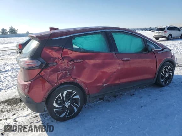 ✅ 2022 Chevrolet Bolt EV 2LT • VIN: 1G1FX6S0XN4106213 • Lot: 44471335. Wystawiony na Copart z przebiegiem 19 674 mil. Bezpłatny archiwum sprzedaży aukcyjnych z USA i szczegółowy raport historii pojazdu na DreamBid. Zdjęcie 3.