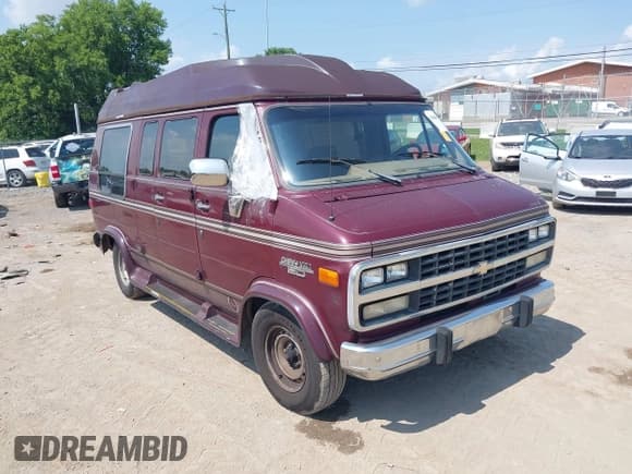 ✅ 1995 Chevrolet Chevy Van • VIN: 1GBEG25K0SF183783 • Лот: 42604771. Опубликован ранее на IAAI с пробегом 194 068 миль. Бесплатный доступ к архиву аукционных продаж из США и подробный отчёт об истории автомобиля на DreamBid. Изображение 1.
