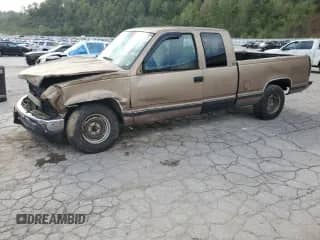 1995 Chevrolet Silverado 1500 with VIN 2GCEC19Z9S1148711, listed as a Copart auction lot 84249225 with 232,354 mi miles and Salvage title. Bid and sale history available at DreamBid. Image 1.