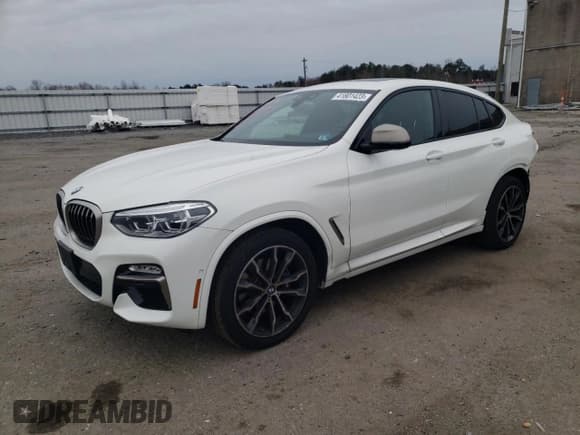 ✅ 2019 BMW X4 M40i • VIN: 5UXUJ5C5XK9A32960 • Lot: 41801423. Wystawiony na Copart z przebiegiem 24 326 mil. Bezpłatny archiwum sprzedaży aukcyjnych z USA i szczegółowy raport historii pojazdu na DreamBid. Zdjęcie 1.