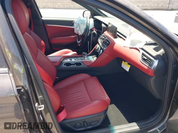 ✅ 2023 Genesis G70 2.0T • VIN: KMTG34TA3PU105279 • Lot: 42215257. Listed on IAAI with 19,841 mi. Free auction sales archive from the USA and detailed vehicle history report at DreamBid. Image 5.