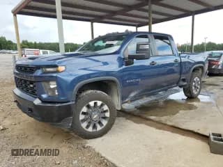 ✅ 2021 Chevrolet Silverado 2500HD Custom • VIN: 1GC4YMEY4MF296336 • Лот: 68688455. Опубликован ранее на Copart с пробегом 128 631 миль. Бесплатный доступ к архиву аукционных продаж из США и подробный отчёт об истории автомобиля на DreamBid. Изображение 1.