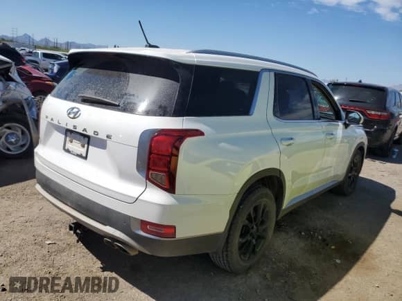 2020 Hyundai Palisade SE z VIN KM8R14HE1LU052385, wystawiony jako Copart lot #71773294 z przebiegiem 55 794 mil mil oraz Szkoda całkowita • Salvage title. Historia ofert i sprzedaży dostępna na DreamBid. Obrazek 3.