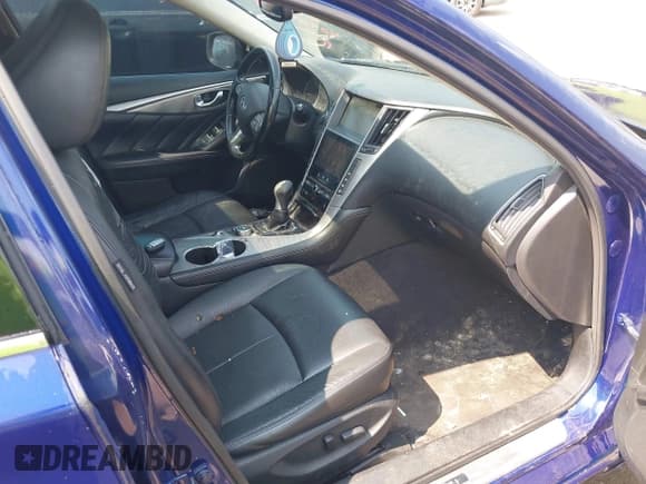 ✅ 2014 Infiniti Q50 Sport • VIN: JN1BV7APXEM682189 • Lot: 42409089. Listed on IAAI with 217,831 mi. Free auction sales archive from the USA and detailed vehicle history report at DreamBid. Image 5.