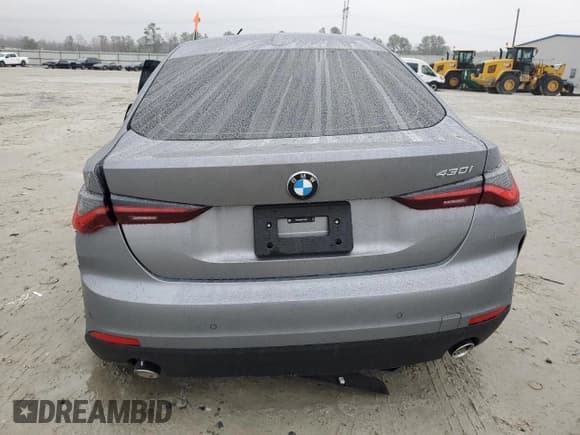 ✅ 2025 BMW 4 Series 430i • VIN: WBA23FB09SFT95406 • Lot: 43555465. Listed on Copart with 4,289 mi. Free auction sales archive from the USA and detailed vehicle history report at DreamBid. Image 6.