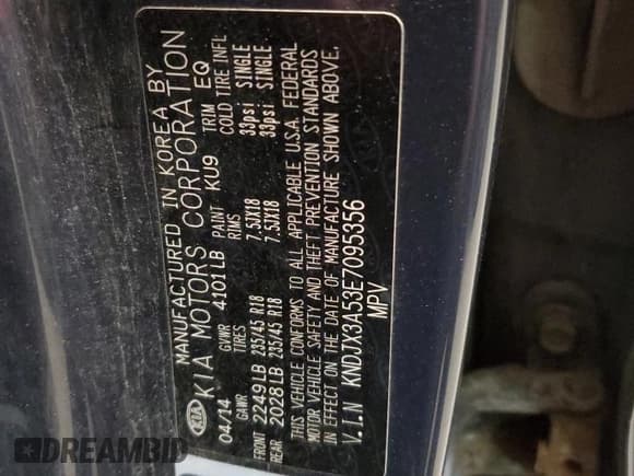 ✅ 2014 Kia Soul + • VIN: KNDJX3A53E7095356 • Lot: 68263595. Wystawiony na Copart z przebiegiem 157 438 mil. Bezpłatny archiwum sprzedaży aukcyjnych z USA i szczegółowy raport historii pojazdu na DreamBid. Zdjęcie 14.