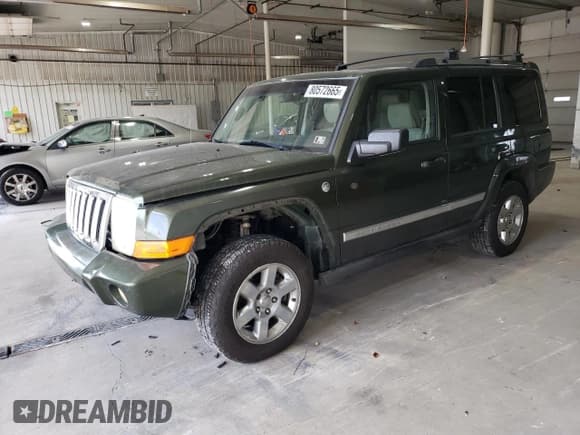 ✅ 2006 Jeep Commander Limited • VIN: 1J8HG58N86C303152 • Lot: 80572665. Wystawiony na Copart z przebiegiem 215 357 mil. Bezpłatny archiwum sprzedaży aukcyjnych z USA i szczegółowy raport historii pojazdu na DreamBid. Zdjęcie 1.