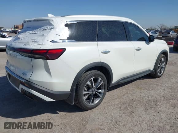 ✅ 2023 Infiniti QX60 Luxe • VIN: 5N1DL1FS2PC348961 • Lot: 41831192. Listed on IAAI with 51,202 mi. Free auction sales archive from the USA and detailed vehicle history report at DreamBid. Image 4.