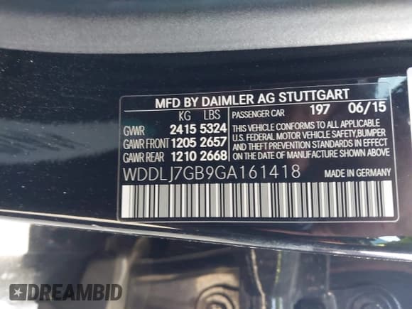 ✅ 2016 Mercedes-Benz CLS AMG CLS 63 S-Model • VIN: WDDLJ7GB9GA161418 • Лот: 42083537. Опубликован ранее на IAAI с пробегом 77 763 миль. Бесплатный доступ к архиву аукционных продаж из США и подробный отчёт об истории автомобиля на DreamBid. Изображение 9.