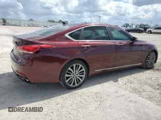 2015 Hyundai Genesis 5.0L z VIN KMHGN4JF0FU067804, wystawiony jako Copart lot #75434384 z przebiegiem 106 624 mil mil oraz Szkoda całkowita • Salvage title. Historia ofert i sprzedaży dostępna na DreamBid. Obrazek 3.