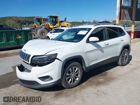 ✅ 2019 Jeep Cherokee Latitude Plus • VIN: 1C4PJMLBXKD122621 • Lot: 43424403. Listed on IAAI with 127,608 mi. Free auction sales archive from the USA and detailed vehicle history report at DreamBid. Image 2.