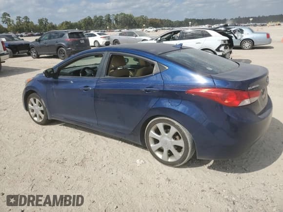✅ 2013 Hyundai Elantra GLS • VIN: KMHDH4AE0DU780538 • Lot: 87419585. Listed on Copart with 103,227 mi. Free auction sales archive from the USA and detailed vehicle history report at DreamBid. Image 2.