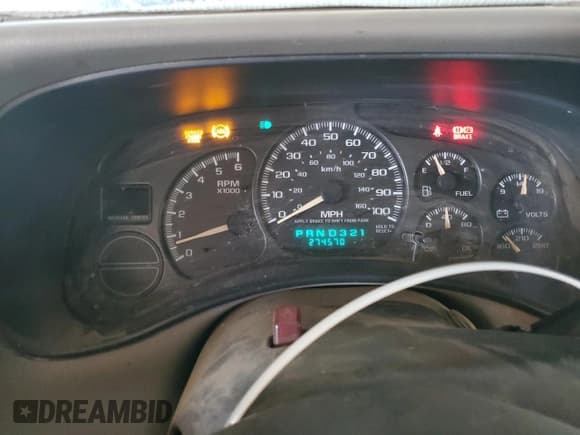 ✅ 2001 GMC Yukon SLE • VIN: 1GKEC13V21R197474 • Lot: 53569935. Listed on Copart with 274,570 mi. Free auction sales archive from the USA and detailed vehicle history report at DreamBid. Image 9.